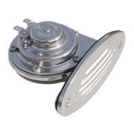 Schmitt Mini S.Steel Single Drop-In Horn w SS Grill 12V Low Pitch 10050 Boat