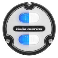 Hella Apelo A1 Blue White Underwater Light 1800 Lumen Black Housing White Lens