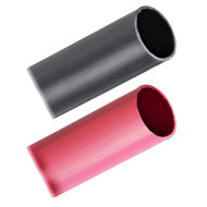 Pacer Battery Cable Heavy Wall Heat Shrink Tubing 1"x3" Black/Red 2PIECE COMBO