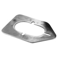 Rupp Backing Plate Large S.Steel for Rod Holders 10-1476-40 Boat Sailboat Marine