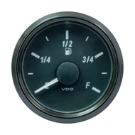 VDO SingleViu 52mm (2-1/16") Fuel Level Gauge E/F Scale 240-33 Ohm A2C3833130030