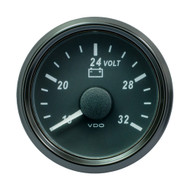 VDO SingleViu 2-1/16" Gauge Voltmeter f/24V System 32V A2C3832780030 Boat Marine