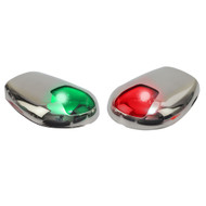 Sea-Dog LED Navigation Lights 2 NM Side Mount PORT-STBD S. Steel 400079-1 Boat