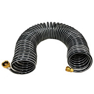 Trident Marine Coiled Wash Down Hose w/Brass Fittings 25' 167-25 Boat Marine