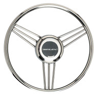 Uflex V27 13.8" Steering Wheel Stainless Steel Grip & Spokes V27 Boat Marine