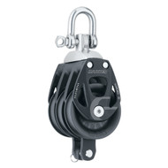 Harken 60mm Triple Aluminum Element Block w/Swivel & Becket 6273 Sailboat Marine