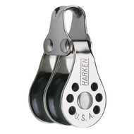 Harken 22mm Double Micro Block 6mm/1/4" Line 159kg/350lb Load  226 Sailboat