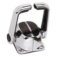 Uflex Twin Lever Top Mount Control Neutral Lock No Trim Switch Chrome B502CH/L