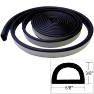 TACO Weather Seal 10'Lx3/8"Hx5/8"W Black V30-0109B10-1 Boat Sailboat Marine