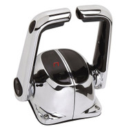 Uflex Twin Lever Top Mount Control w/Neutral Lock Trim Switch Chrome B502CHT/L