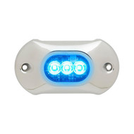 Attwood LightArmor HPX Underwater Light 3 LED & Blue 66UW03B-7 Boat Marine