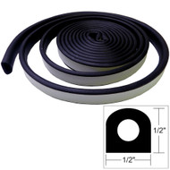 TACO Weather Seal 10'Lx1/2"Wx1/2"H Black V30-0202B10-1 Boat Sailboat Marine
