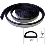 TACO Weather Seal 10'Lx1/4"Hx3/8"W Black V30-1333B10-1 Boat Sailboat Marine