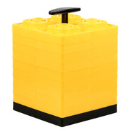 Camco FasTen Leveling Blocks w/T-Handle 2x2 Yellow *10-Pack 44512 Boat Marine