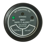 Safe-T-Alert Gas Vapor Alarm UL 2" Instrument Case Black MGD-1 Boat Marine