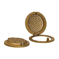 GROCO Bronze Round Hull Strainer w/Access Door for Up To 1" Thru-Hull RSC-1000