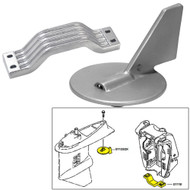 Tecnoseal Anode Kit w/Hardware Yamaha 150-200HP Zinc 21101 Boat Sailboat Marine