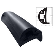 TACO Semi-Rigid Rub Rail 50' Kit Black with Black Insert  V11-9795BBK50D-2 Boat