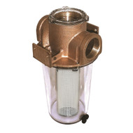GROCO 3/4" Raw Water Strainer w/Non-Metallic Plastic Basket ARG-750-P Boat Marine