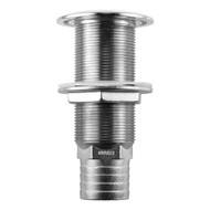 Attwood Stainless Steel Scupper Valve Barbed 1-1/2" Hose 66553-3 Boat Marine