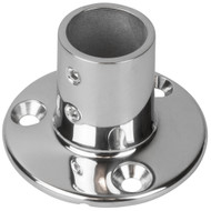 Sea-Dog Rail Base Fitting 2-3/4" Round Base 90deg 316 Stai Steel 1" OD 280901-1