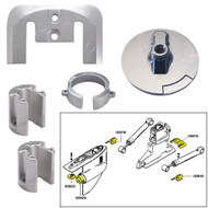 Tecnoseal Anode Kit w/Hardware Mercury Bravo 1 Magnesium 20803MG Boat Marine