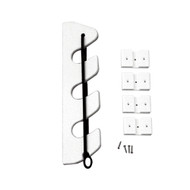 TACO 3-Rod Poly Bungee Rod Holder Rack White P03-133W Boat Sailboat Marine