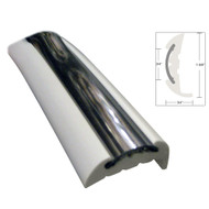 TACO Semi-Rigid Rub Rail Kit White w/Flex Chrome Insert 70' V11-9811WCM70-2 Boat