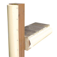 Dock Edge Piling Bumper One End Capped 6' Beige 1020SF Boat Sailboat Marine