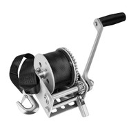 Fulton 900lb Single Speed Winch 12' Strap for Personal Watercraft 142006 Marine