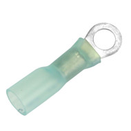 100PACK Pacer 16-14 AWG Heat Shrink Ring Terminal #10 Stud  TE14-10R-100 Boat