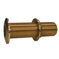 GROCO 1-1/4" Bronze Extra Long Thru-Hull Fitting w/Nut THXL-1250-W Boat Marine