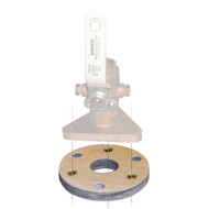 GROCO Backing Block for 1-1/4" & 1-1/2" Seacocks BB-2 Boat Sailboat Marine