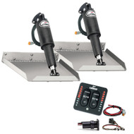 Lenco 9"x9" Edgemount Trim Tab Kit w/LED Indicator Switch Kit 12V TT9X9EI Marine