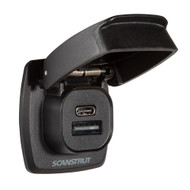 Scanstrut Flip Pro Plus Fast Charge USB-A & USB-C Socket SC-USB-F4 Boat Marine
