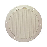 Beckson 6.3/16" Non-Skid Pry-Out Deck Plate Beige 8.5" O.Diam DP63-N Boat Marine
