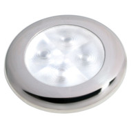 Hella Marine Slim Line LED Courtesy Lamp White LED S.Steel Bezel 12V 980500521