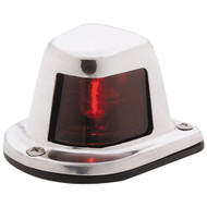 Attwood 1-Mile Deck Mount Red Sidelight 12V Stainle Steel Housing 66319R7 Marine