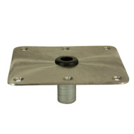 Springfield KingPin 7"x7" Stainless Steel Square Base (Standard) 1620001 Marine