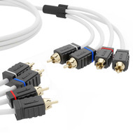 DS18 Marine Tinned OFC RCA Cable 4 Channel 25' MOFCR-25FT.4CH Boat Marine