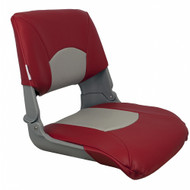 Springfield Skipper Standard Seat Fold Down Grey/Red 1061018 Boat Sailboat Marine