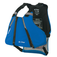 Onyx MoveVent Curve Paddle Sports Life Vest M/L Blue 122000-500-040-16 Marine