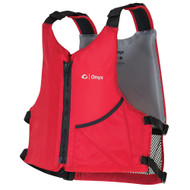 Onyx Universal Paddle Vest Adult Universal Red 121900-100-004-17 Boat Marine