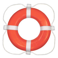 Taylor Made Foam Ring Buoy 30" Orange w/White Grab Line 383 Boat Sailboat Marine