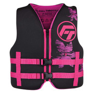 Full Throttle Youth Rapid-Dry Life Jacket Pink/Black 142100-105-002-22 Boat Marine
