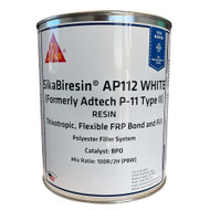 Sika SikaBiresin AP112 White Gallon BPO Hardener Required 606128 Boat Marine