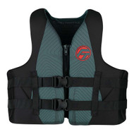 Full Throttle Adult Rapid-Dry Life Jacket 2XL/4XL Grey/Black 142100-701-080-22