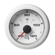 Veratron 2" Gauge OceanLink Coolant Temperature Gauge 120degC/250F White Dial
