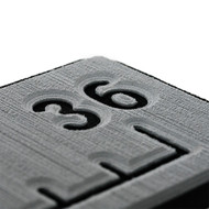 SeaDek 36" Routed Ruler 6mm Brushed Texture Storm Grey/Black 53583-80066 Marine