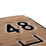 SeaDek 48" Routed Ruler 6mm Brushed Texture Mocha/Black 53584-80093 Boat Marine